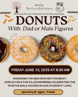 Daddy Donut Day Flyer